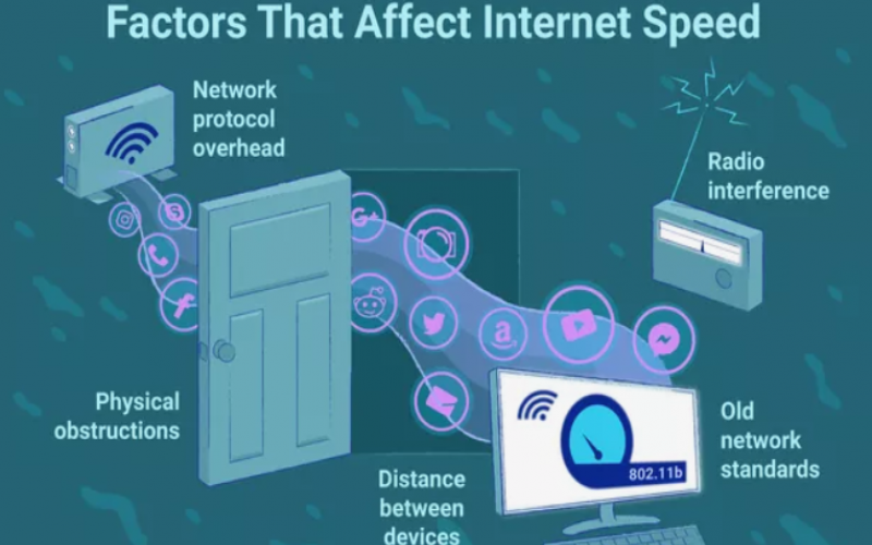 wifi信號弱會影響流量速度是什么原因？